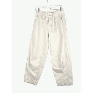 We The Free pants 26 waist  off white  thick cotton
